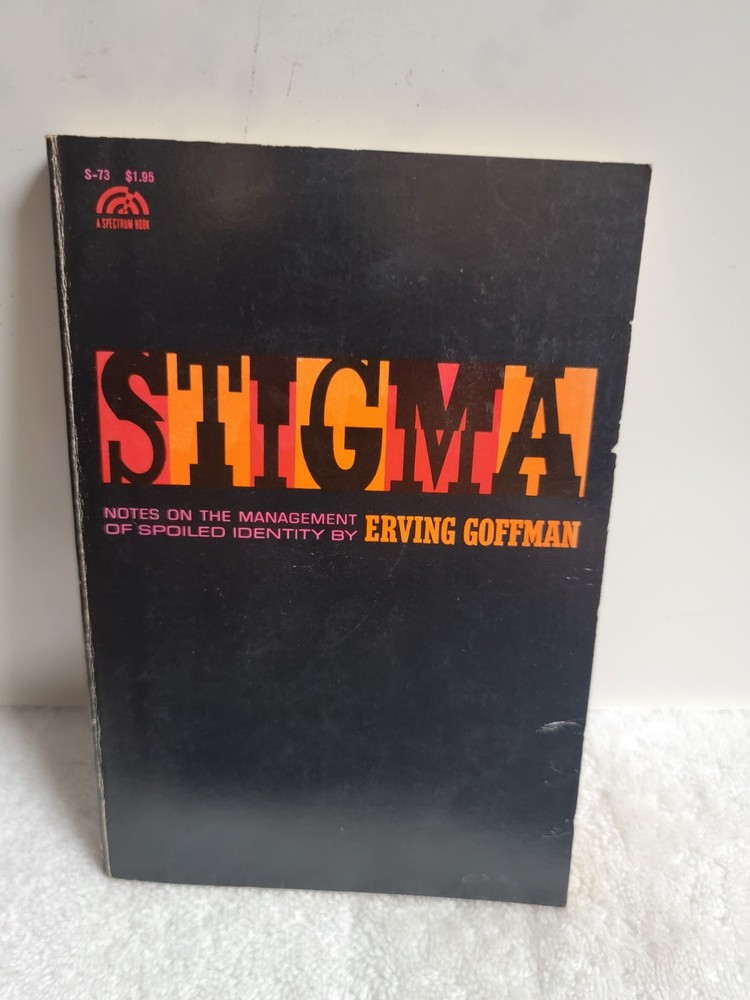 Stigma by Erving Goffman PB First Thus Very Good 1963 Vintage Books! Exc.