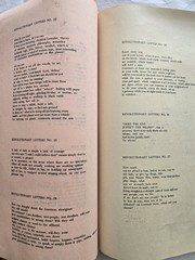 Original 1968 Diane Di Prima REVOLUTIONARY LETTERS 34 Poems Folio 8.5″ x 14″