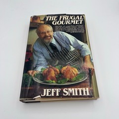 The Frugal Gourmet Vintage Hardback Book By Jeff Smith. INSCRIBED