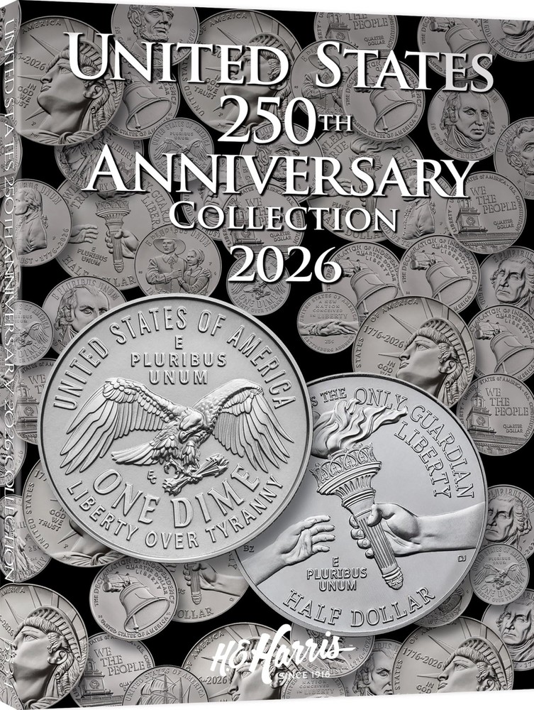 H.E. Harris® Coin Folder – United States 250th Anniversary Collection: 2026