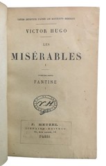 Victor Hugo 11 Vol Set Fine Leather Binding Les Miserables French Antique Books