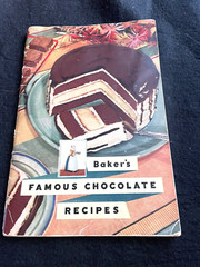 Vintage Bakers Famous Chocolate Recipes 1936 Cookbook