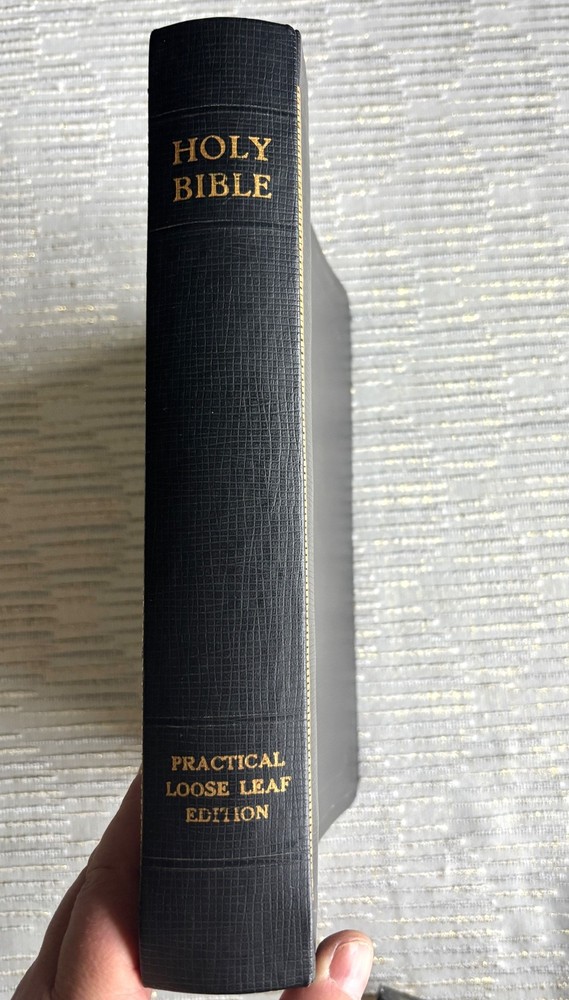 ✝️ The Practical Loose-Leaf KJV Holy Bible, 1st Printing Fleming Revell