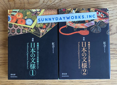 Traditional Japanese Patterns Set Japan Visual Design Book Art Reference Used