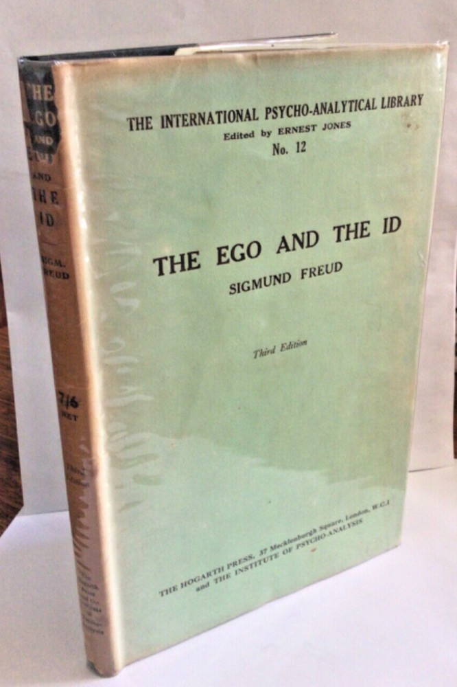 RARE & IMPORTANT, Sigmund Freud, The Ego and the Id, 3rd Edition, 1942 w Rare DJ
