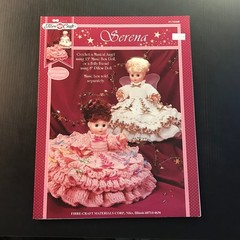 Serena Crochet Pattern Fibre-Craft FCM448 1996 Music Box Angel Pillow Doll