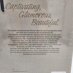 NWTMarilyn Monroe 50th Anniversary Book & DVD With 16oz. Glass Signed Sam Shaw