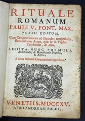 1715 EXORCISM MANUAL Benediction Work BIBLE Catholic OCCULT Religion GOTHIC