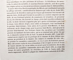 Antique History of Blois, France, 20 pages, Guilbert, 1845, in French