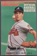 1996 The Sporting News Baseball Register, HOFer Greg Maddux on the cover