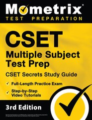 CSET Multiple Subject Test Prep – CSET Secrets Study Guide [3rd Edition]