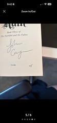 The Faithful and the Fallen Ruin by John Gwynne – Signed First Edition Hardcover