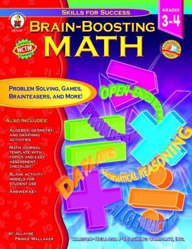 Brain-Boosting Math, Grades 3-4 (Skills for Success Series) by