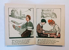 1910’s Presents Past and Present, FREDERICK LOESER Christmas Booklet, Illust. VG