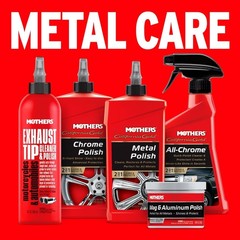 Mag & Aluminum Polish 5 oz Brilliant Shine for Uncoated Metals & Wheels