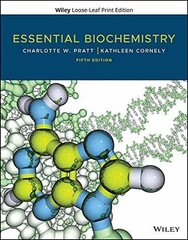 Essential Biochemistry – Loose Leaf, by Pratt Charlotte W.; Cornely – Very Good