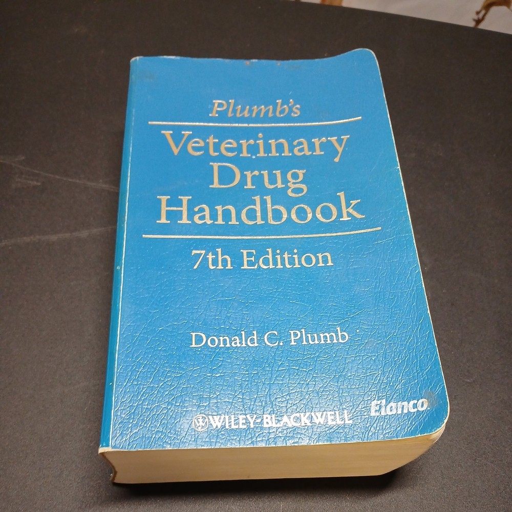 Plumb’s Veterinary Drug Handbook 7th Edition Plumb Wiley-Blackwell Vet Medicine