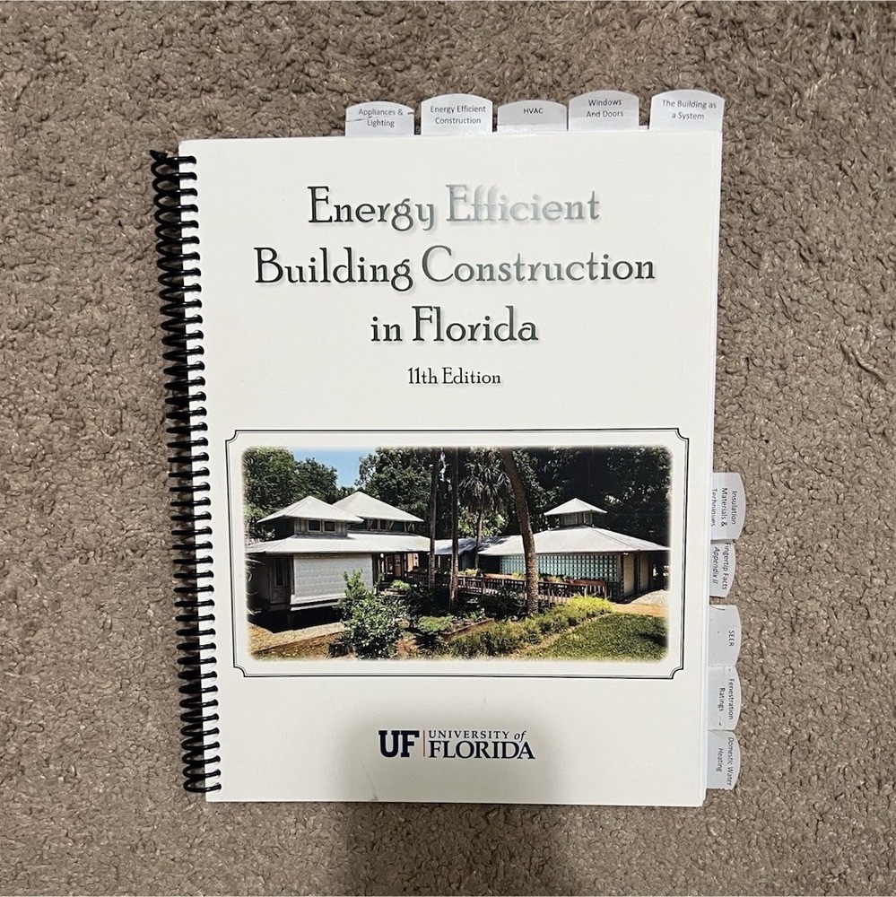 Highlighted & Tabbed UF Energy Efficient Building Construction in Florida 11th