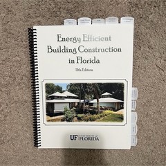 Highlighted & Tabbed UF Energy Efficient Building Construction in Florida 11th