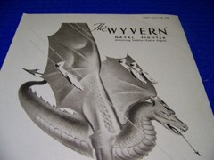 1949 WESTLAND WYVERN “NAVAL FIGHTER”..1-PAGE SALES AD (416GG)
