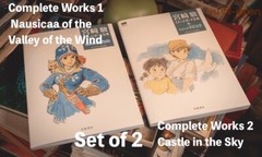 Hayao Miyazaki Complete Image Boards: Nausicaä & Castle in the Sky, Set of 2