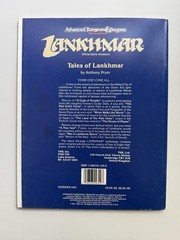 Tales of Lankhmar (Advanced Dungeons and Dragons Module LNR2) Anthony Pryor VF-