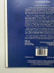 Tales of Lankhmar (Advanced Dungeons and Dragons Module LNR2) Anthony Pryor VF-
