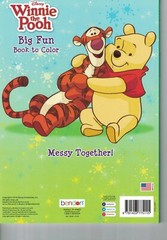 Winnie the Pooth Messy Together Coloring Book, ~96 pages, Simple Coloring