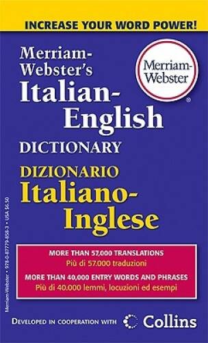 Merriam-Webster’s Italian-English Dictionary (Italian Edition) – GOOD