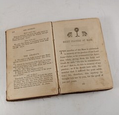 Antique 1887 Sunday School Manual Book Bible, Thomas Noonan & Co, 5.25″ X 3.5″