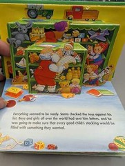 Grandreams: Mini-Pop Up Book LOT: Magic Little Christmas Tree AND Santa’s Toy Sh