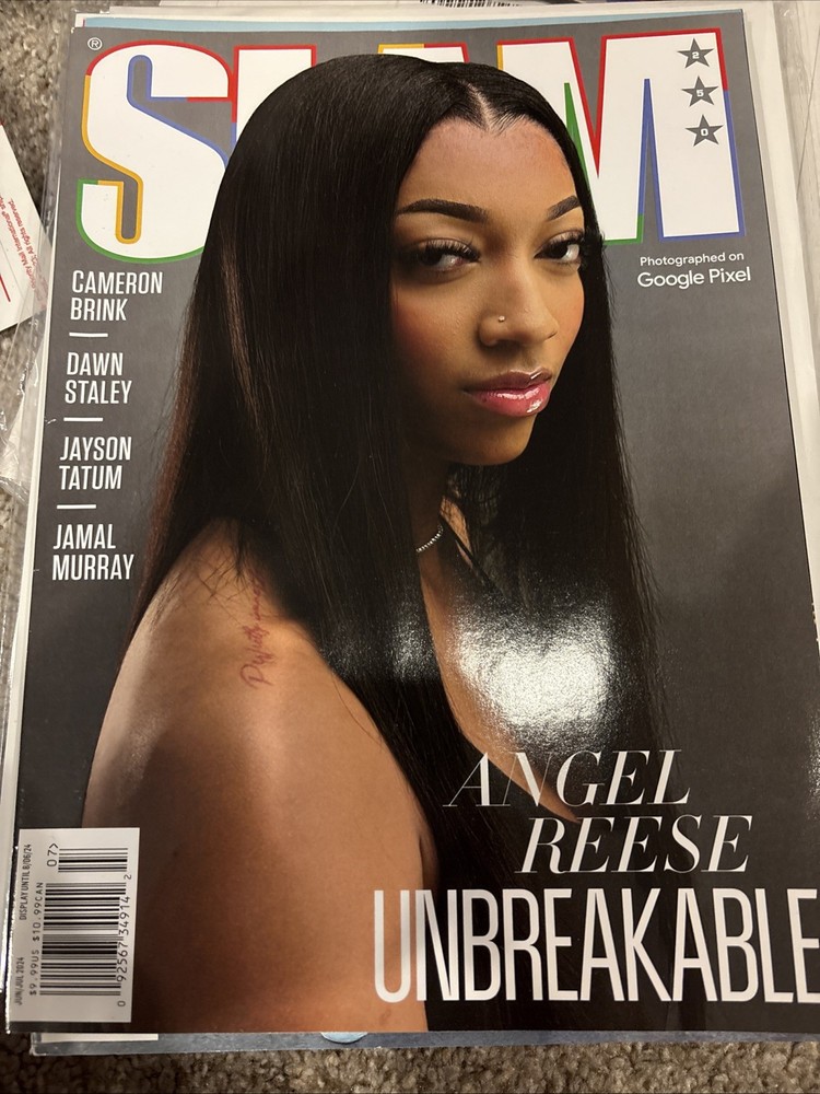 Angel Reese Slam Magazine Wnba Atlanta LSU Chicago No Label