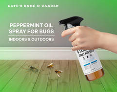 Peppermint Oil Spray for Bugs, Ants, Insects, Spiders, Roaches, Stink Bug. Pesti