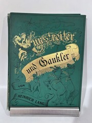 Lang: Kunstreiter und Gaukler, Munchen 1881