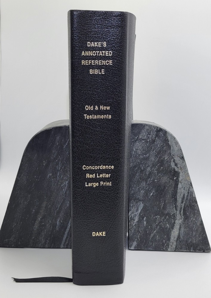 DAKE’S Annotated Reference Bible -Large Print, Red Letter , Bonded Leather 2010