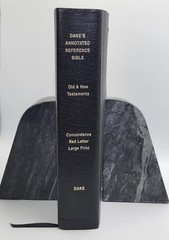 DAKE’S Annotated Reference Bible -Large Print, Red Letter , Bonded Leather 2010