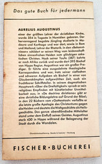 1956 Balthasar AUGUSTINUS BEKENNTNISSE,Christentum,Röm,Theologie, Taschenbuch
