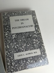 Lot 2 Psychoanalysis Dream Books Altman Dream in Psychoanalysis Grinstein Freud