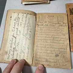 Large Lot Old Diaries Account Books Willin Family of Kentucky 1880s – 1910’s