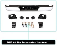 Rear Bumper Assembly Replacement for 2002-2008 Dodge Ram 1500/2003-2009 Ram 25..