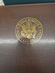 RARE! World Reserve Monetary Exchange Official Bank Book Money Ledger Album