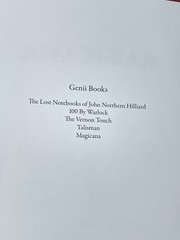 Magicana Charles Earle Miller, Collectible Book, Genii Conjuror’s Magazine Magic
