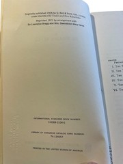 Creative Knowledge Sir William Bragg 1971 Reprint Science Books for Libraries