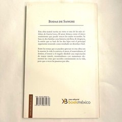 Bodas De Sangre by Federico García Lorca – Spanish C4