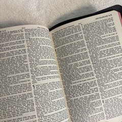 Holy Bible KJV Red Edges Self Pronouncing World Publishing 1950s Vtg BOX Great