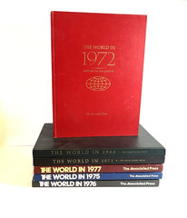 Vintage The World In 1966 Book Series Mix Lot of 6 Hardcover by Associated Press