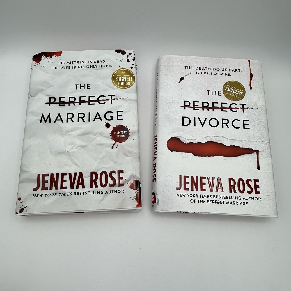Jeneva Rose The Perfect Marriage (Signed) Collectors & The Perfect Divorce B&N