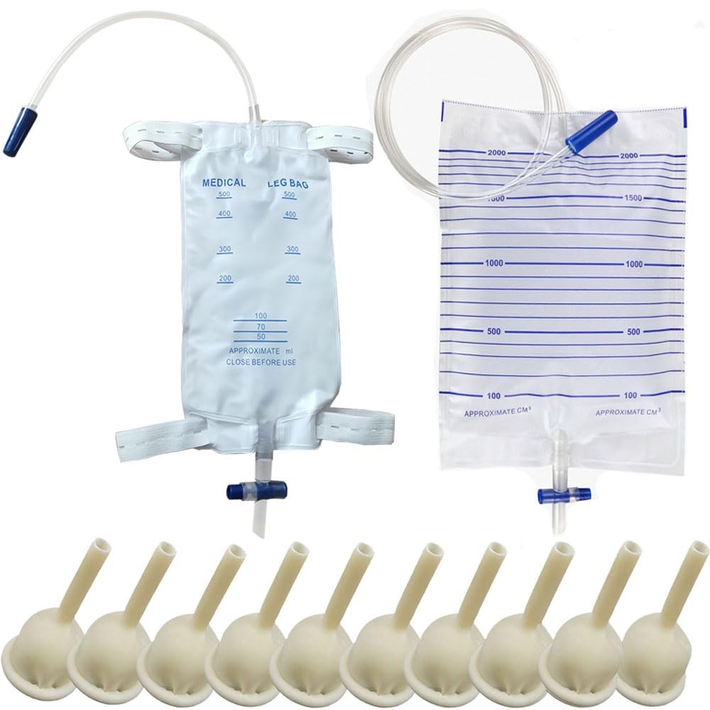 Condom Catheter External self Sealing Set 10pcs 22 Piece Set, 25mm/0.98inch