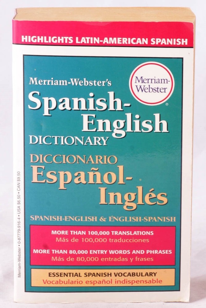 Merriam-Webster’s Spanish-English Dictionary (1998, Paperback)