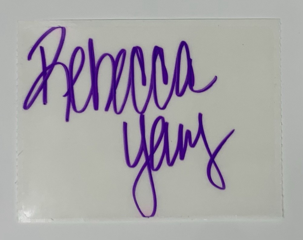 Rebecca Yarros Signed Self Adhesive Bookplate Autograph*Fourth Wing *Onyx Storm